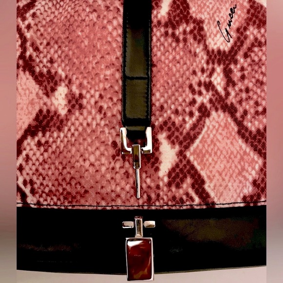 Gucci Authentic Rare Snakeskin Pattern Mini Jackie Tom Ford 2000 - Picture 10 of 10